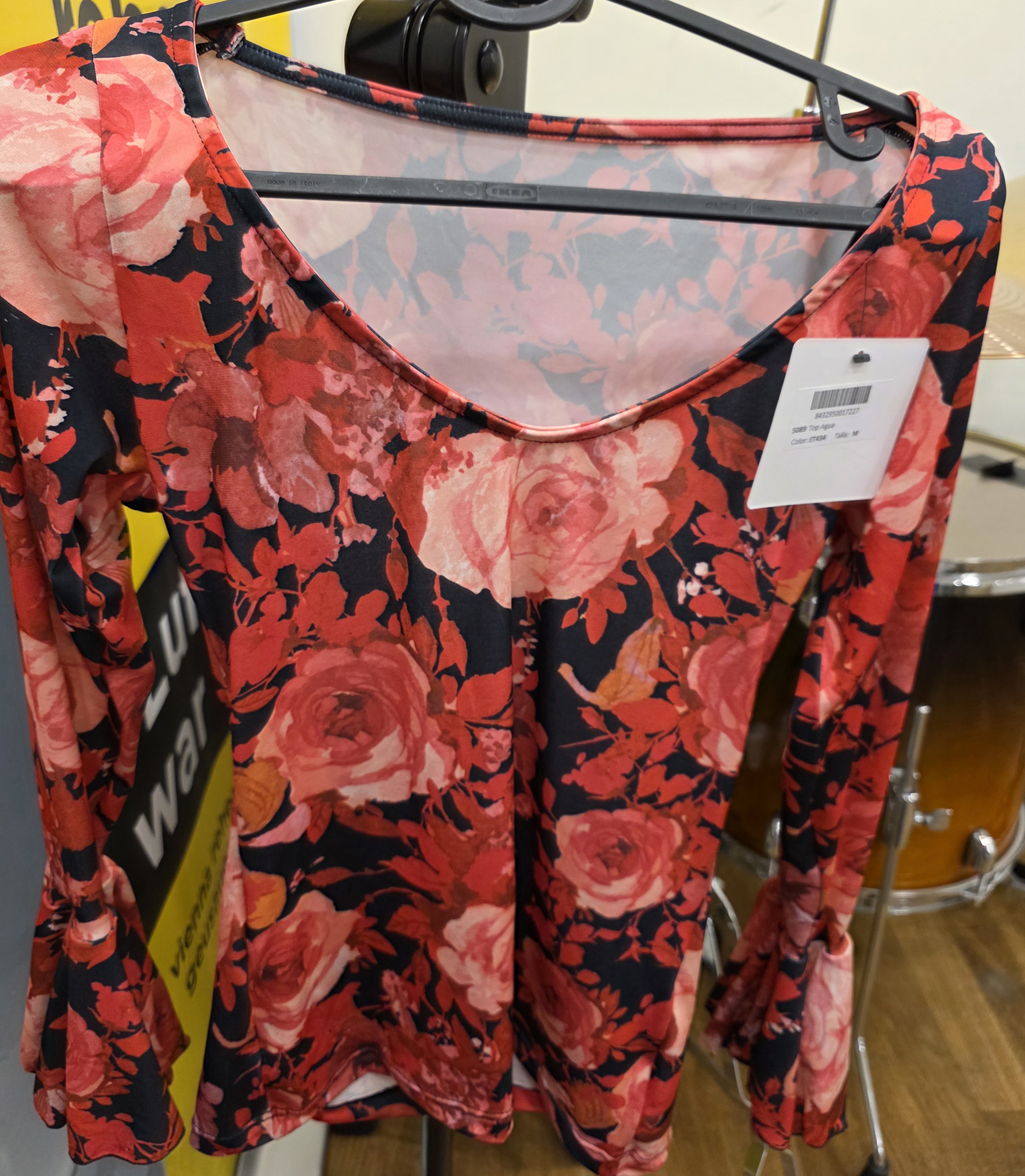 Top Flamenco Agua Davedans Size M