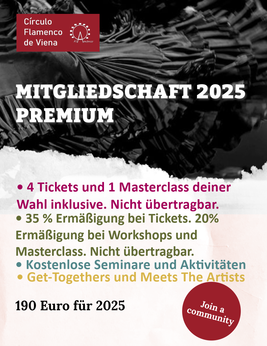 Mitgliedschaft Premium Círculo Flamenco de Viena 2025