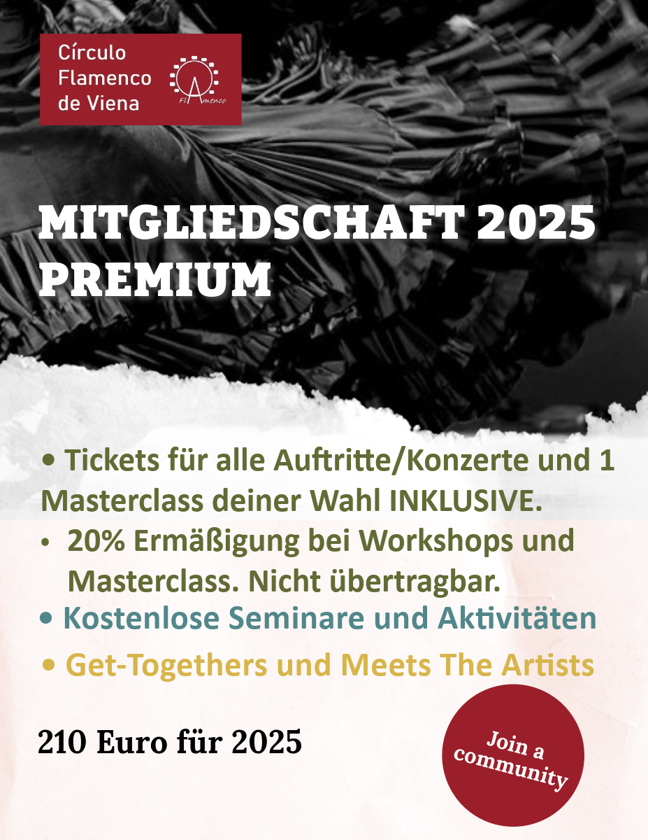 Mitgliedschaft Premium Círculo Flamenco de Viena 2025