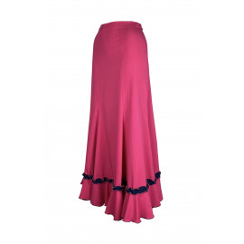 Flamenco Skirt - Pink - 1 Ruffle - Size M CANTINA-