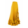 Flamenco Skirt - Yellow - Polka Dots - Ruffles - SOLEA 04