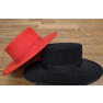 Sombrero cordobés rot und schwarz