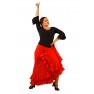 Flamenco Skirt - Red - Ruffles - SOLEA 02
