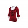 amay Flamenco Oberteil Rioja rot 