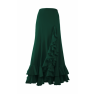 Flamenco Skirt - green - Ruffles - SOLEA 02