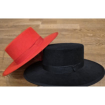 Sombrero cordobés rot und schwarz