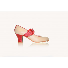 Begoña Cervera Flamencoschuhe Modell Angelito maßgeschneidert 