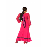 Flamenco Skirt - Pink - 1 Ruffle - Size M CANTINA