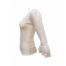 Amay Flamenco Top Cremefarbe SIZE M